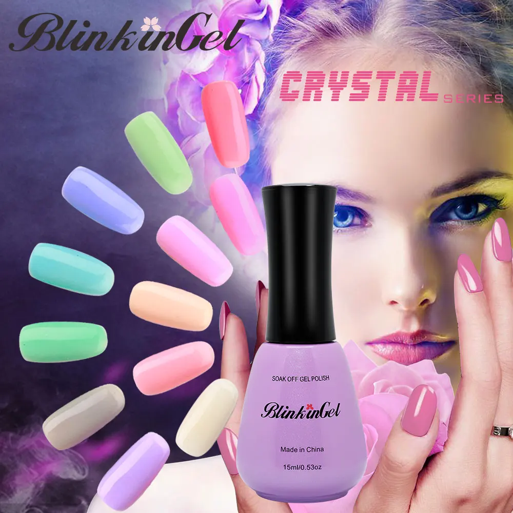 BlinkinGel 1pcs UR Sugar Gel Polish Set Gel Varnish Nail Peel Off Nail Polish in Resin Crystal