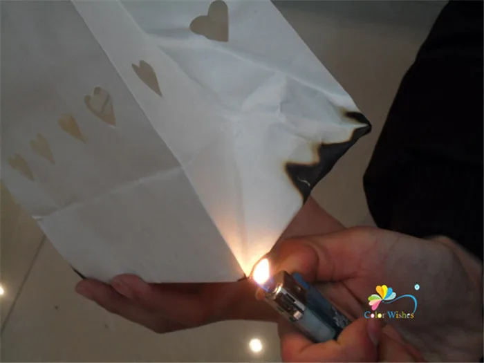 28x18x10 см x 10 шт./лот Luminaria светильник держатель Бумага лампы в форме свечи Фонари сумка для свадьбы, Рождества, День рождения украшения
