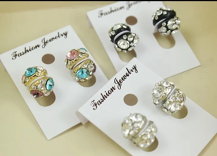 Korean retro non pierced ear earrings black earring for men orecchini oorbellen boucle d