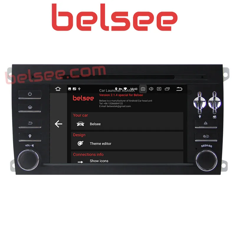 Discount Belsee Octa Core Android 9.0 Multimedia Head Unit Radio DVD Player for Porsche Cayenne 2003 2004 2005 2006 2007 2008 2009 2010 2