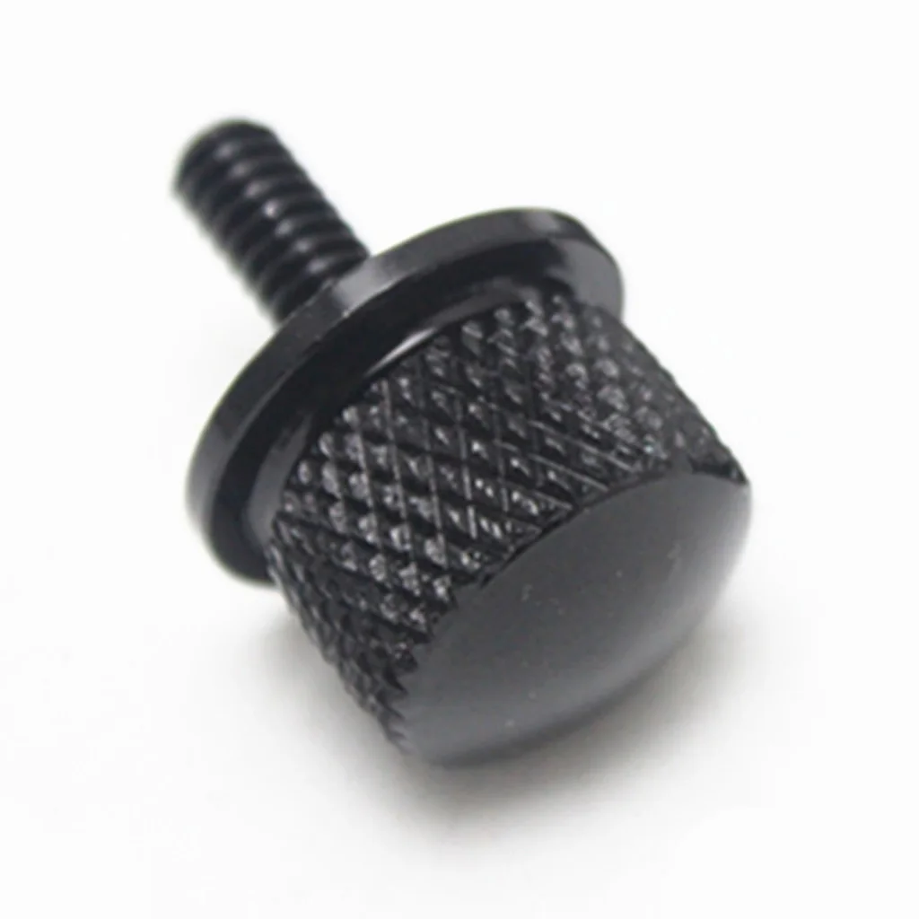 Motorcycle Accessories 1/4' CNC Aluminum Seat Mount Bolt Screw Cap For    Sportster Black