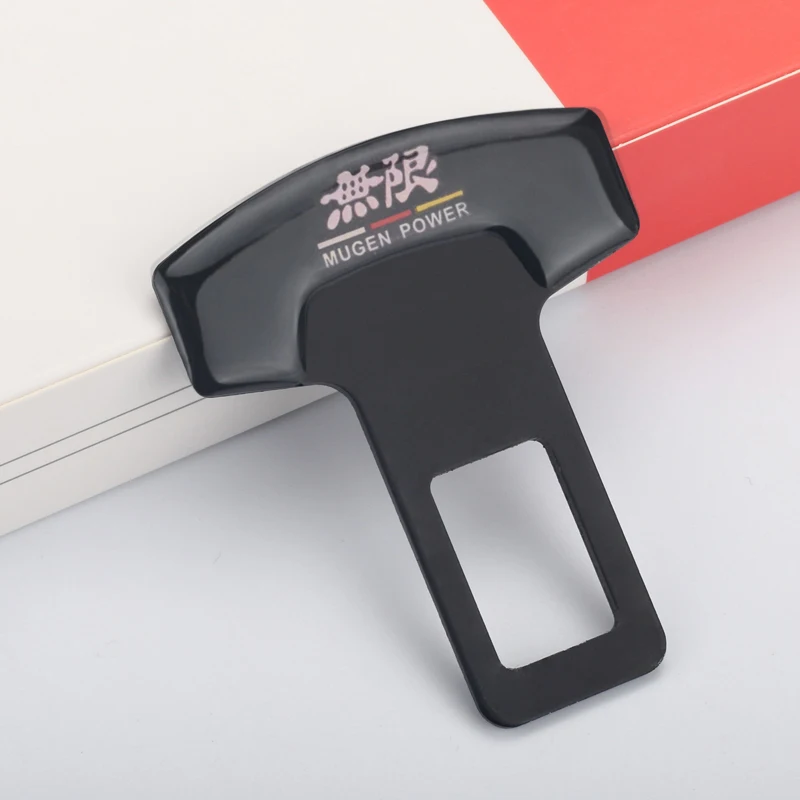 

Car seat safety Belt Buckles Carbon Fiber Trucks Alarm Canceler Stopper for Mugen Power Honda Civic Accord CRV Hrv Jazz Styling