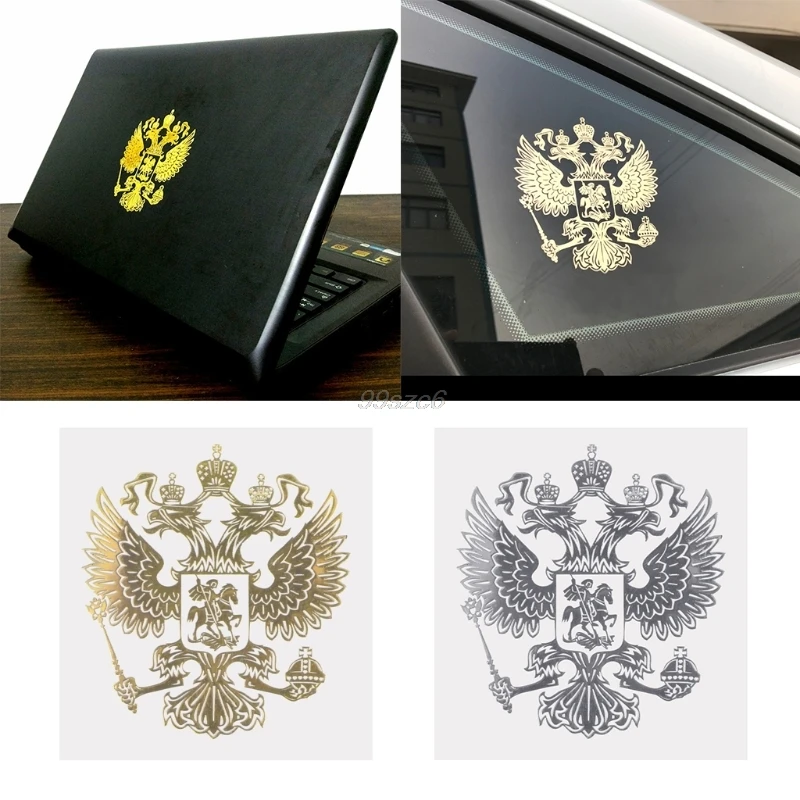 

Coat of Arms of Russia Car Sticker Russian Eagle Decal Stickers For Car Styling