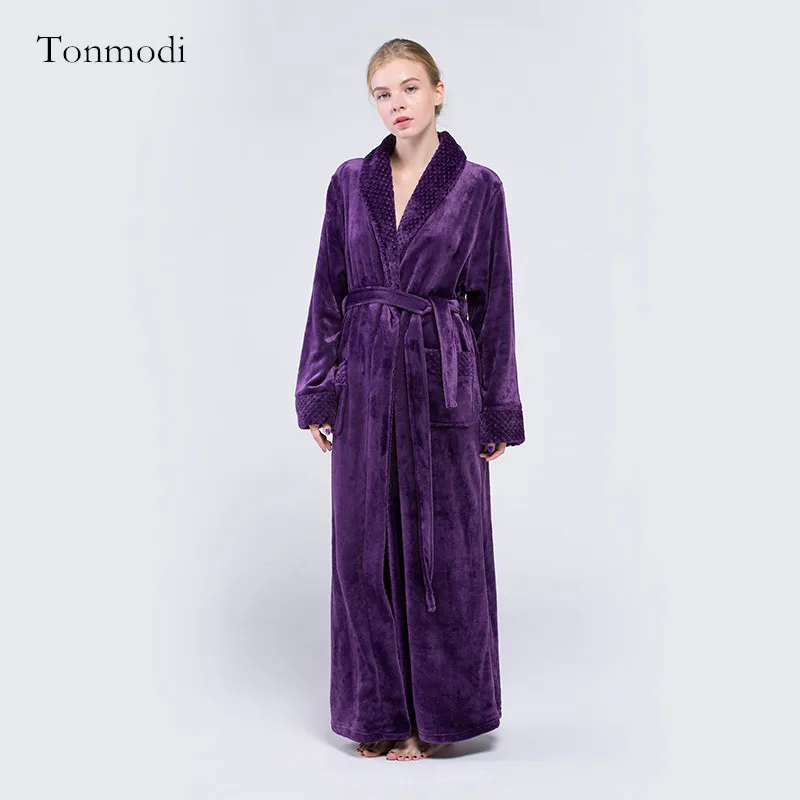 long purple nightgown