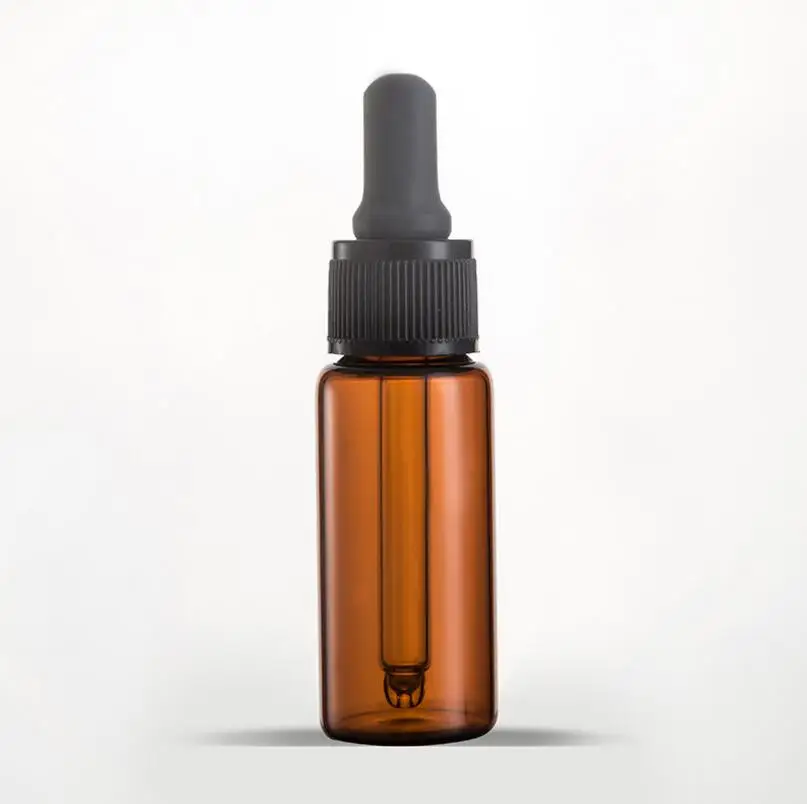 10ml Empty Amber Glass Essential Oil Dropper Bottle Mini Brown Vials lin2885 | Дом и сад