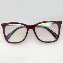 Овальной Миопия Оправ для оптического объектива с упаковочная коробка Óculos женский очки кадров для Для женщин ацетат кадр