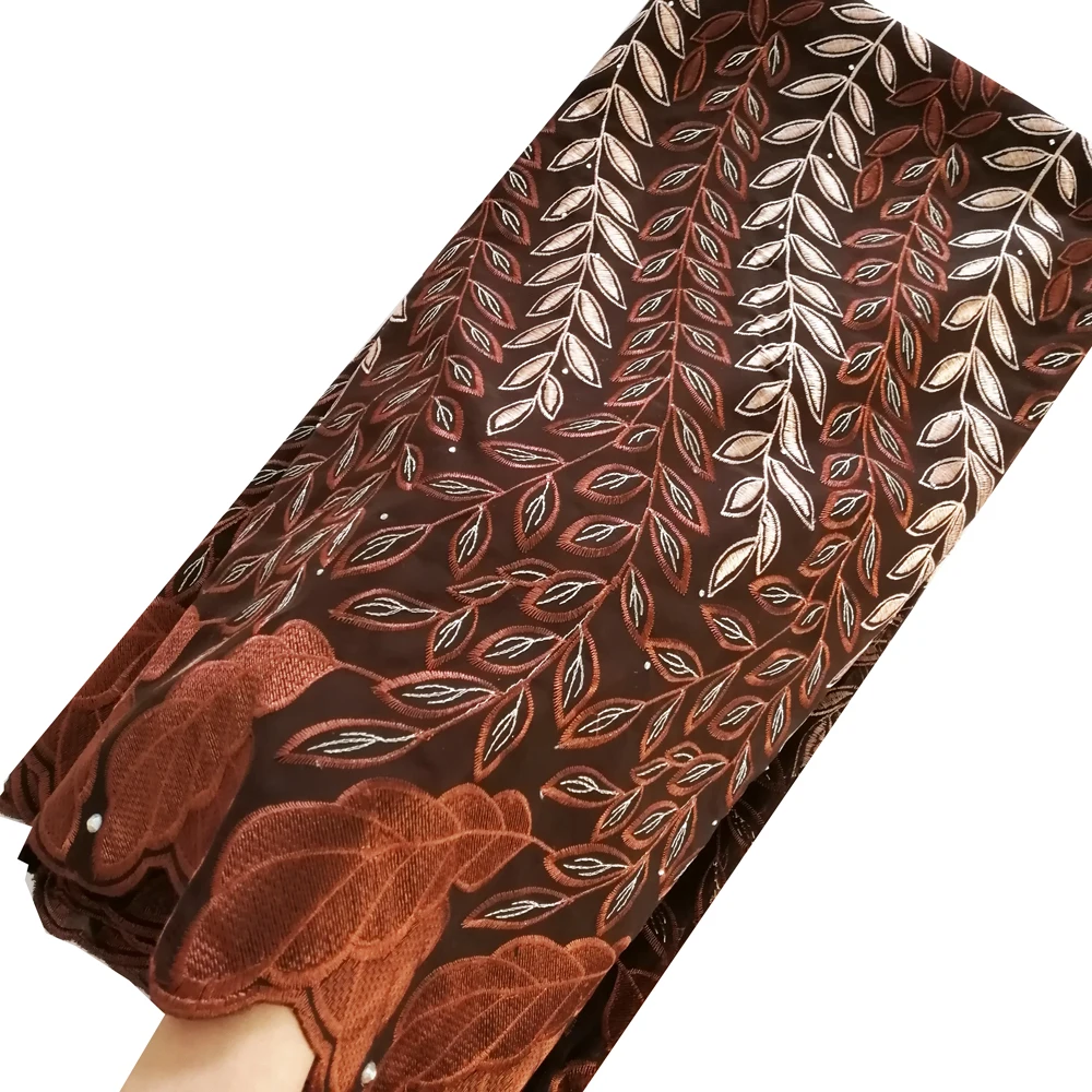 african-lace-fabric-coffee