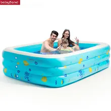 Большой wintop ребенок бассейн взрослого ребенка бассейн детский надувной бассейн сверхбольших утолщение