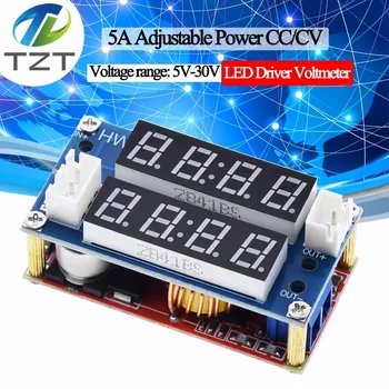 

2 in 1 XL4015 5A Adjustable Power CC/CV Step-down Charge Module LED Driver Voltmeter Ammeter Constant current constant voltage