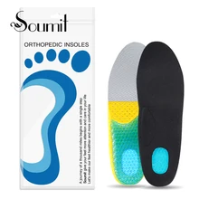 Soumit EVA пены супинатор спортивные стельки для бега Спортивная Подушка вставка обувь коврик подошвенный фасциит боли гелевая стелька