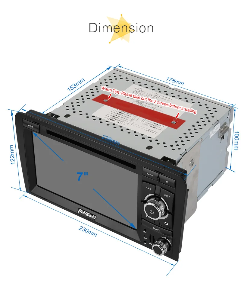 Flash Deal Pumpkin 2 Din7"Android 8.0 Car Stereo For Audi A3 2003-2011 GPS Navigation Car Multimedia DVD Player Autoradio FM Radio Headunit 22 Flash Deal Pumpkin 2 Din7"Android 8.0 Car Stereo For Audi A3 2003-2011 GPS Navigation Car Multimedia DVD Player Autoradio FM Radio Headunit 22