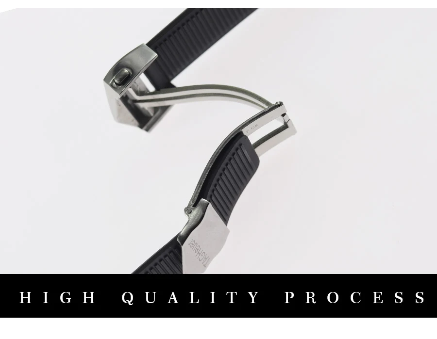 Черный синий коричневый 24 мм спортивный силиконовый ремешок для дайвинга для TAG Heuer сменный Браслет AQUARACER серии Ремешки для наручных часов ремень