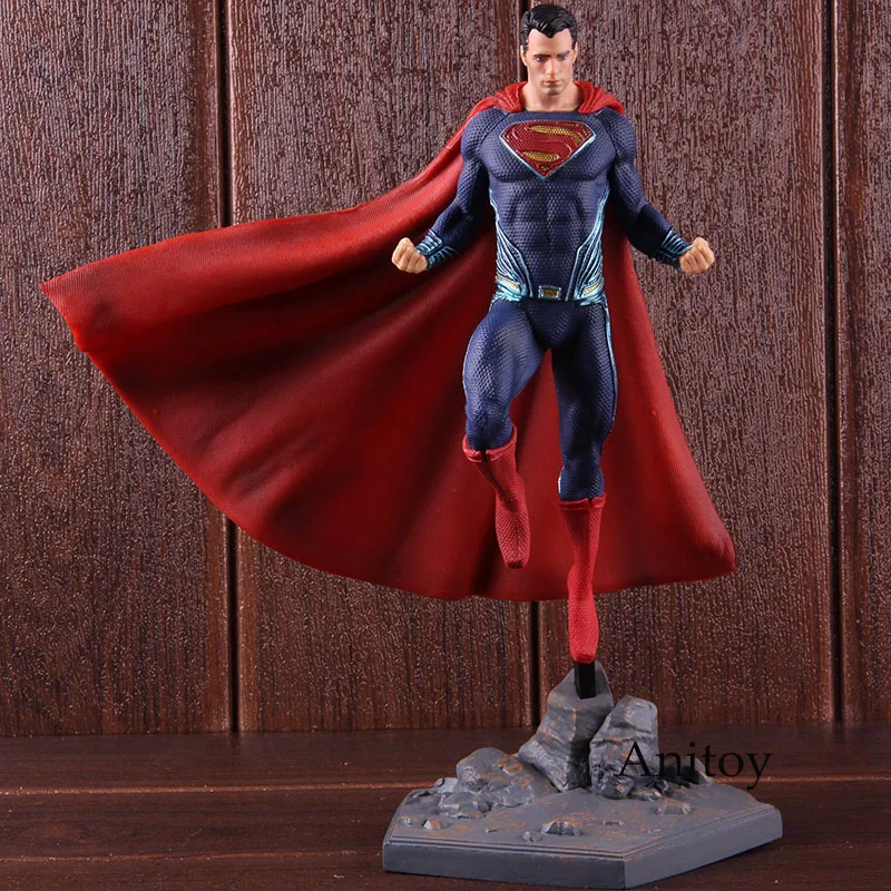 Goedkoop DC Superman Figuur IRON STUDIOS Justice League Superman Action Figure Super Man PVC Collectible Model Toy