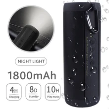 Bluetooth музыкальный бас-динамик водонепроницаемый T2 портативный открытый светодиодный беспроводной Колонка громкий динамик Поддержка TF карта FM радио Aux вход