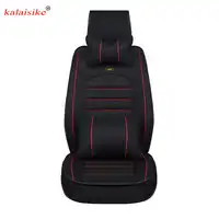 Kalaisike Flax Universal Car Seat covers for Kia all models ceed rio sportage sorento optima cerato k2 k3 k4 k5 car styling