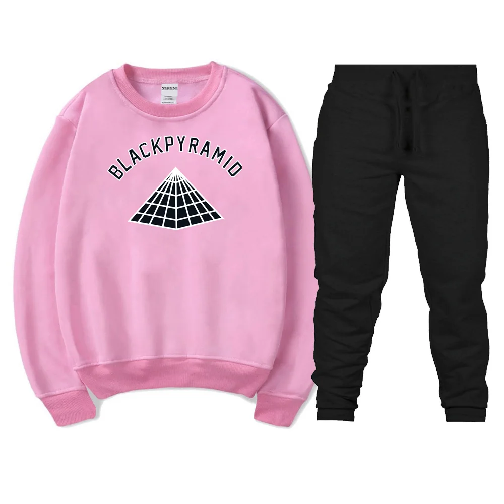 2019 Fashion BLACK PYRAMID Hip Hop Hoodies Men Chris Brown Street Style Long Sleeve Sweatshirt Justin Bieber Purpose Tour Hoody