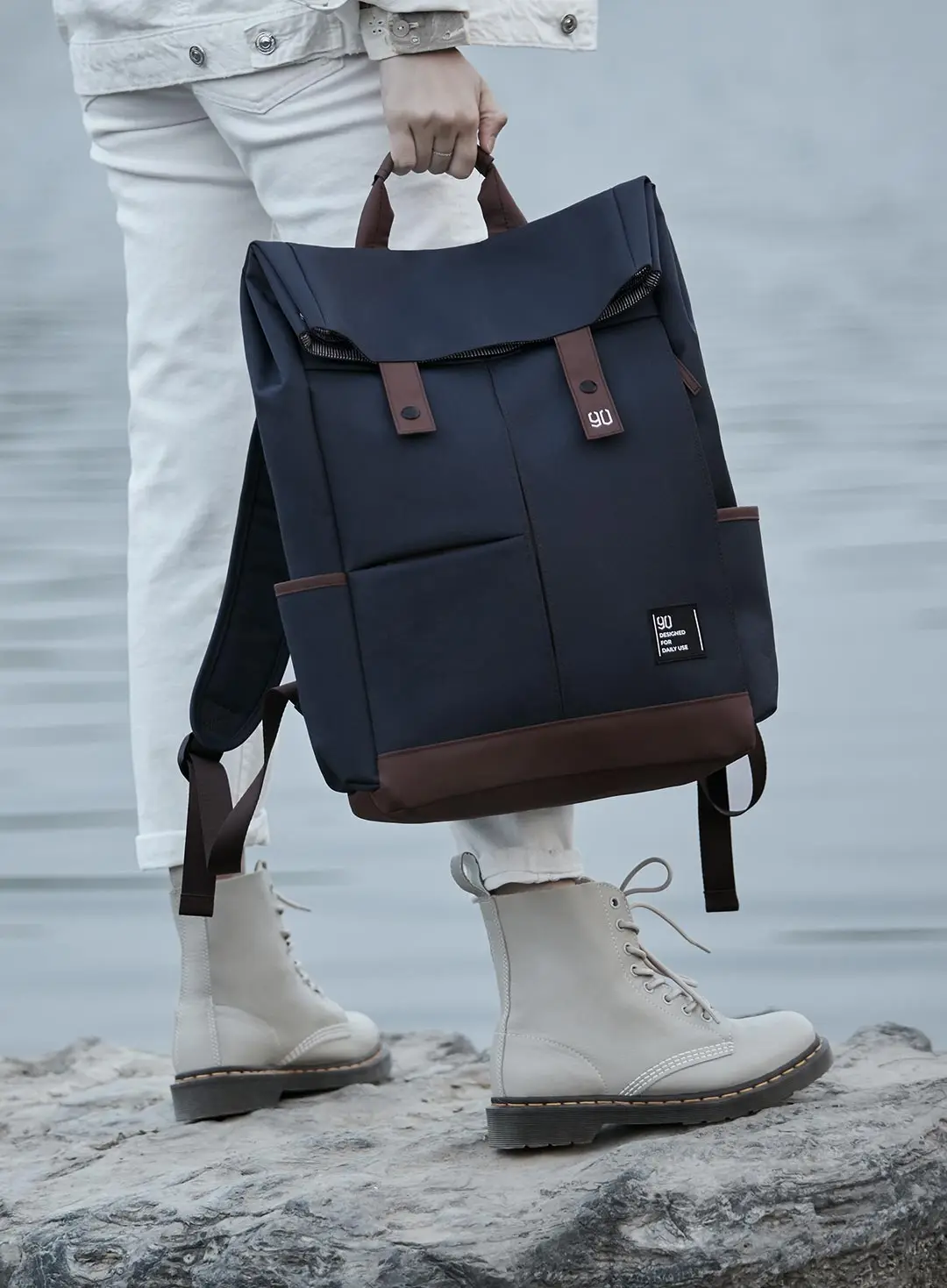 Xiaomi Urevo/90fun рюкзак для школы, для отдыха, 15,6 дюймов, водонепроницаемая сумка для ноутбука, рюкзак для путешествий на открытом воздухе для мужчин и женщин
