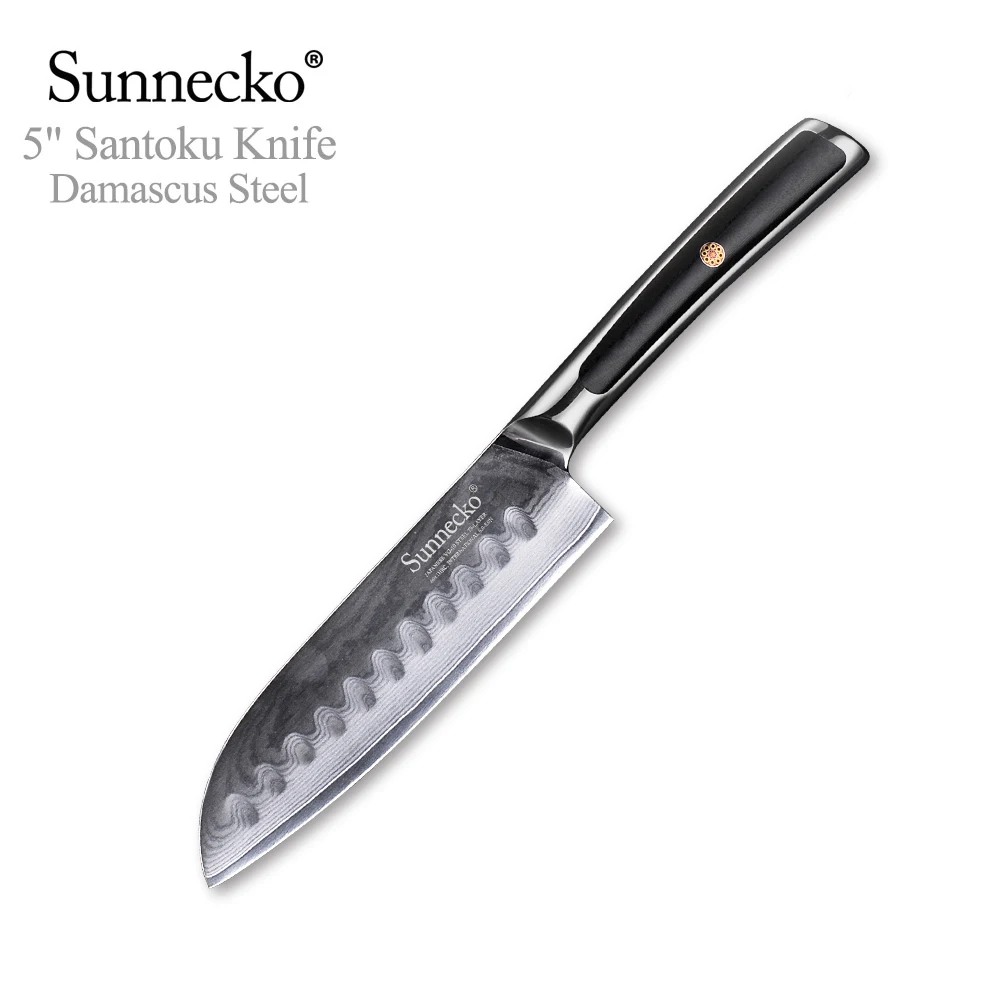 5" Santoku Knife Japanese Damascus Steel Global Hospitality Retail