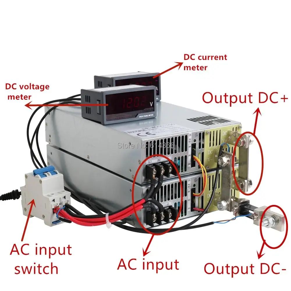 DC 300V Netzteil 0-300VDC Einstellbare Power 0-5V Analog Signal Control  220V 380V AC zu DC 300V High Power SMPS Sps-steuerung