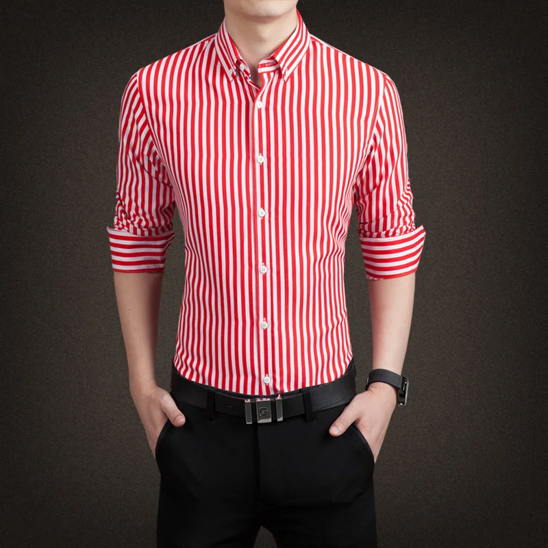 Buy Red Striped Shirt Mens 64 Off Share Discount