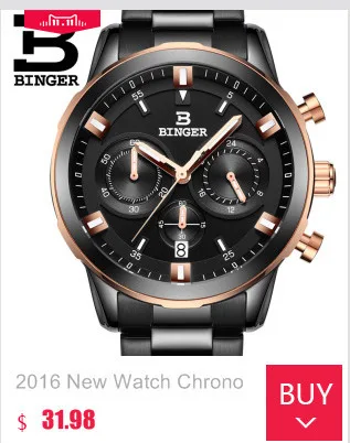 BINGER Luxury Gold Automatic Watches Skeleton Fashion Business Watch Men Mechanical Wristwatch Full Steel relogio masculino