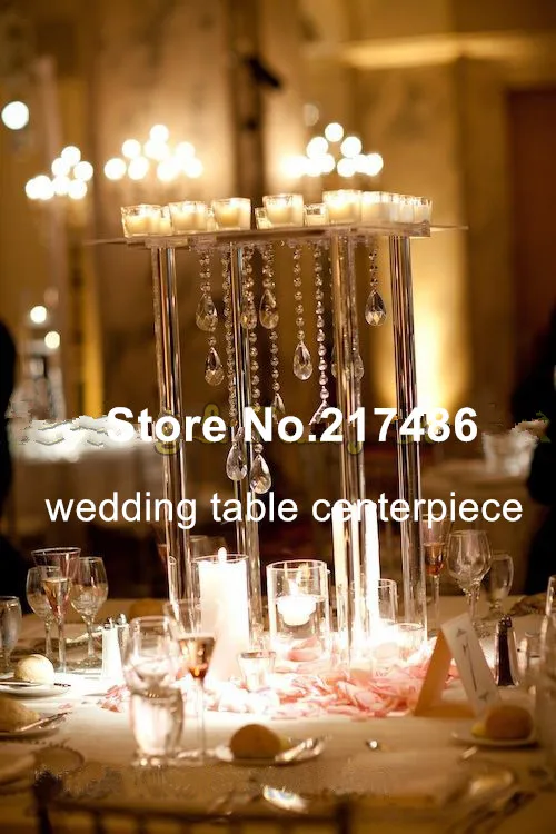 Buy new arrival Acrylic flower vase Crystal Table