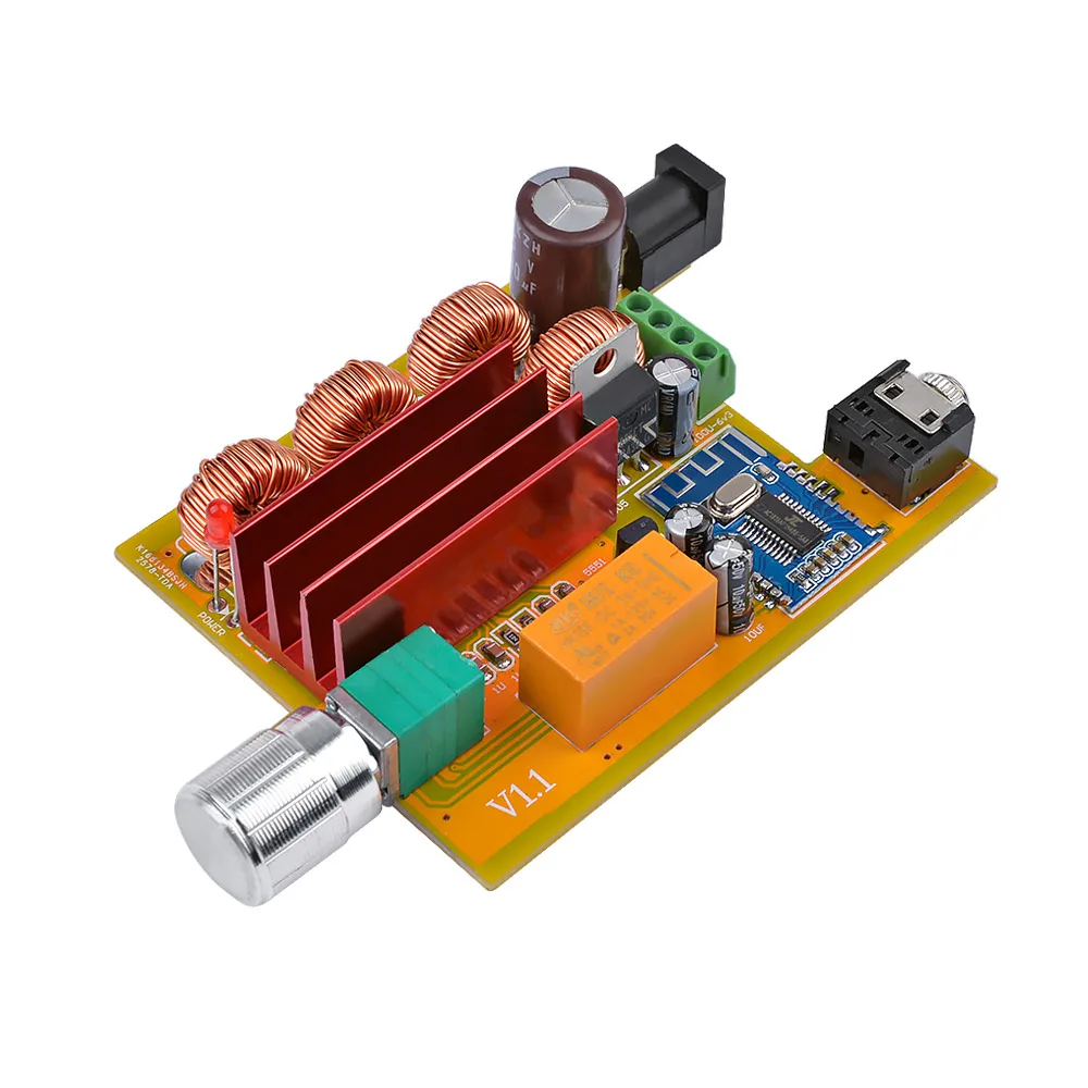 AIYIMA TPA3116 Bluetooth 4 2 аудио усилитель доска HIFI 0 канала TPA3116D2 цифровой Мощность 50 Вт +