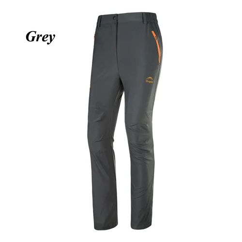 Весенние уличные штаны для мужчин Кемпинг Туризм Спортивные брюки альпинистские треккинговые Hombre водостойкие быстросохнущие Панталоны - Цвет: Grey