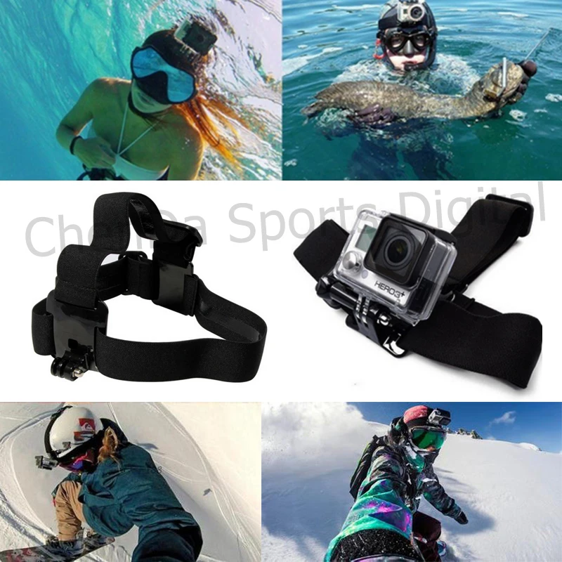 Аксессуары для экшн камеры повязка на голову спортивной SJ4000 Go Pro Hero 3 4|action camera
