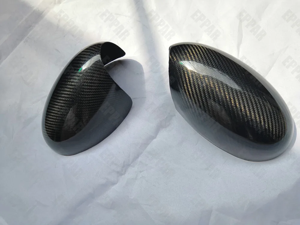 Real Carbon fiber Side Mirror Covers Caps For Mini Cooper R50 R52 R53 2000-2006
