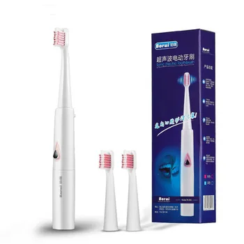 

Adult Children Electric Toothbrush Waterproof Ultrasonic Oral Hygiene Home Tooth Care Devices with 3 Brushes Heads