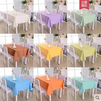

Pure color contracted hotels tablecloth restaurant table cloth meeting office rectangle computer scree