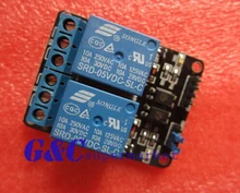 1PCS New 2--Channel 5V Relay Module with optocoupler for PIC ARM DSP AVR