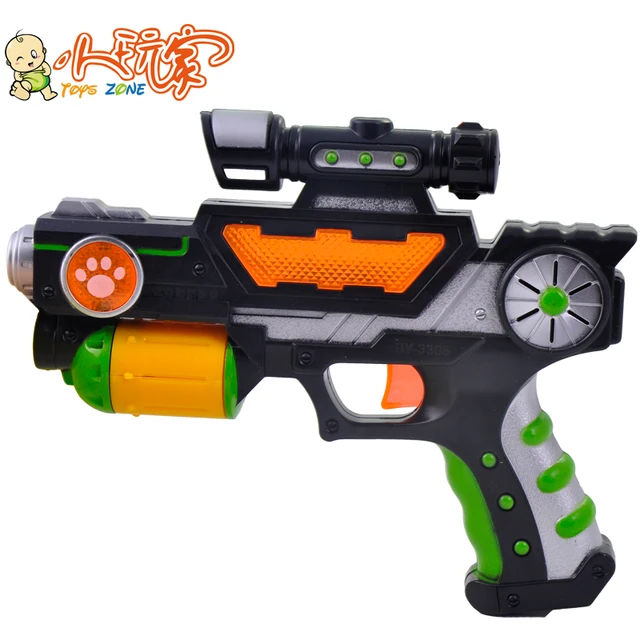 3 4 5 Projector plastic sniper rifle sound and light electric toy laser