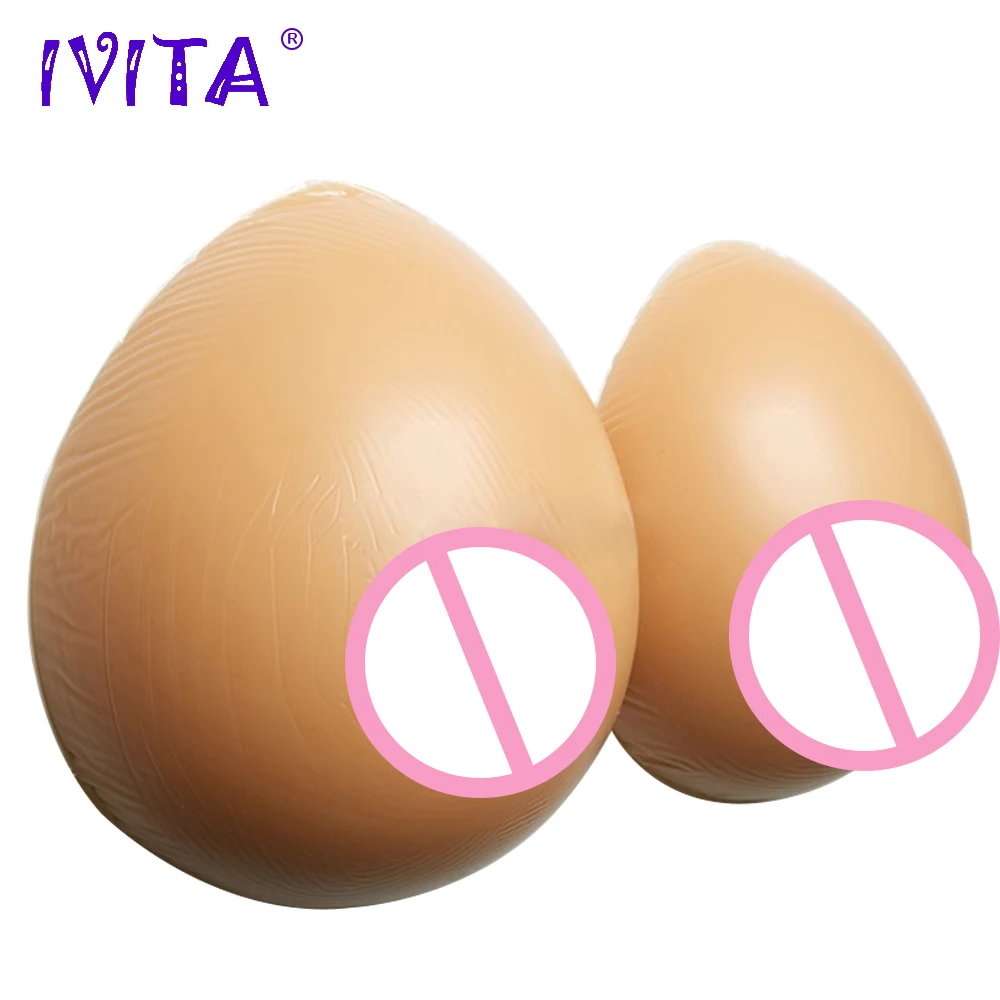 

IVITA 5000g Huge Artifical Silicone Breast False Chest Enhancer Forms For Crossdresser Transgender Mastectomy Cosplay Breast