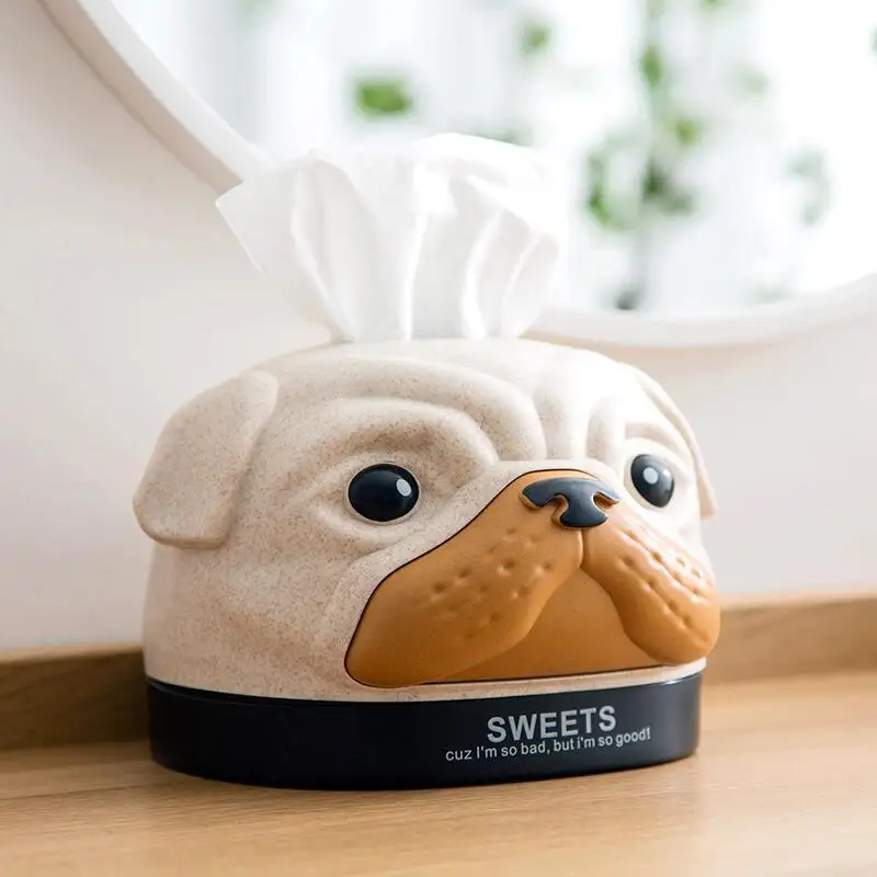 

Creative Cartoon Tissue Box Home Desktop Plastic Storage Box