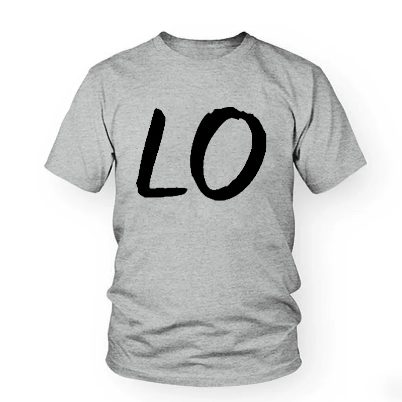 Couple Tshirt Funny Love Letter Print Cotton Unisex T Shirt for Lovers Size S-3XL Top Tee 100% Cotton Comfort free shipping Couple Tshirt Funny Love Letter Print Cotton Unisex T Shirt for Lovers Size S-3XL Top Tee 100% Cotton Comfort free shipping