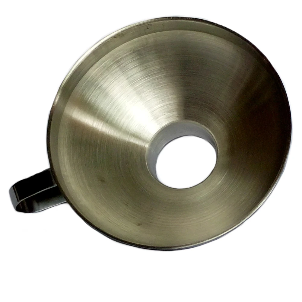 

Kitchen Gadgets Portable Food Pickles Jam Filter Mini Silver Wide Mouth Funnel Stainless Steel Can