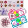 Outil d'art d'apprentissage pour enfants, peinture, Puzzle multifonction, règle géométrique, outils de dessin pour étudiants, jouets de dessin ► Photo 1/6