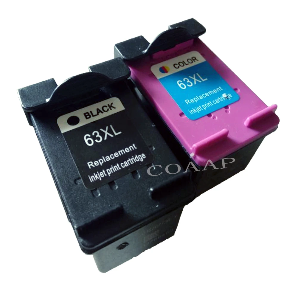 1set Refilled 63XL Ink cartridge for Compatible HP 63XL hp63 Deskjet 1111/1112/2130/ 2131/2132
