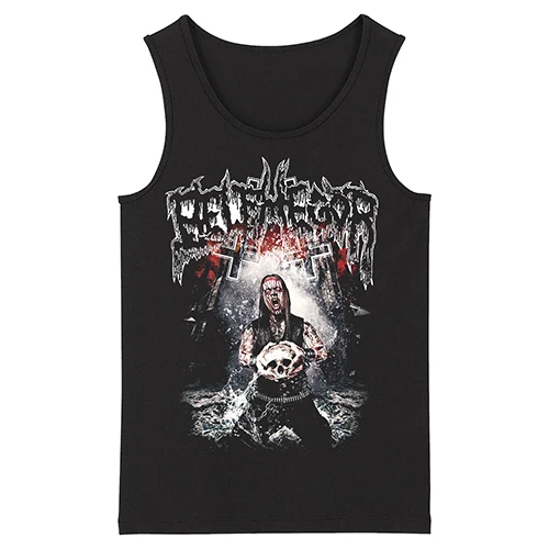 Женский черный топ с круглым вырезом и круглым вырезом, HardMetal Deathcore - Цвет: 3