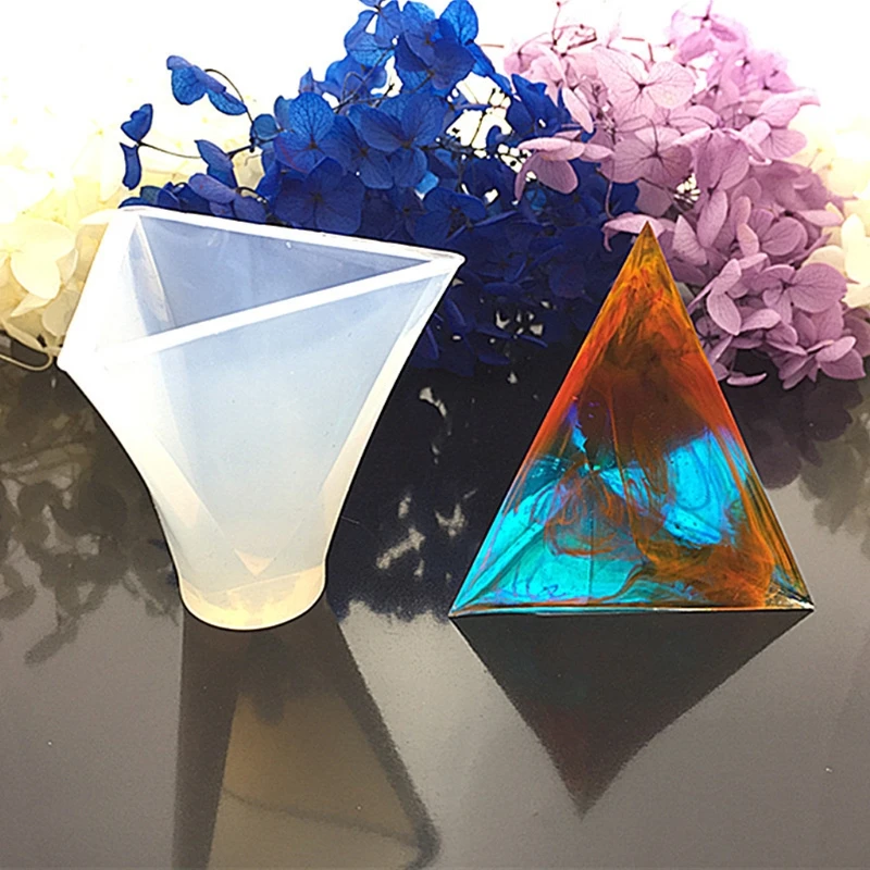 JAVRICK треугольное ювелирное изделие Пирамида инструменты для изготовления формы кулон силиконовый полимер для поделок сделай сам