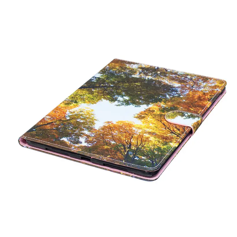 Модный раскрашенный чехол высокого качества для Apple iPad Pro 9,7 дюйма выпуска умный чехол силиконовый чехол из искусственной кожи Funda Shell
