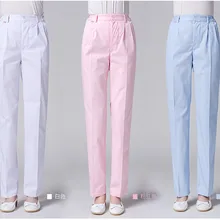 Летняя высококачественная медицинская Униформа больница Доктор Медсестры Брюки медицинские штаны стоматологические салон красоты клиника женские брюки