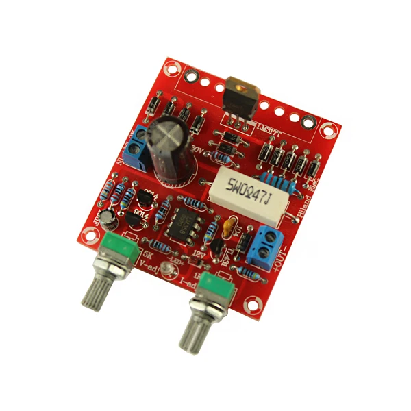 0-30 в 0-1A LM317 цифровой дисплей Регулируемый блок питания модуль DIY наборы