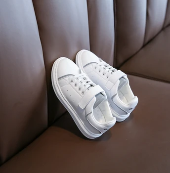

MXHY Children Shoes Girls Boys Sport Shoes Antislip Soft Bottom Kids Baby Sneaker Casual Flat Sneakers white Shoes size 26-37