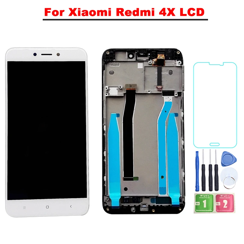 

New 5.0" LCD For Xiaomi Redmi 4X LCD Display + Touch Screen Digitizer Assembly Replacement Global Version For Redmi 4X