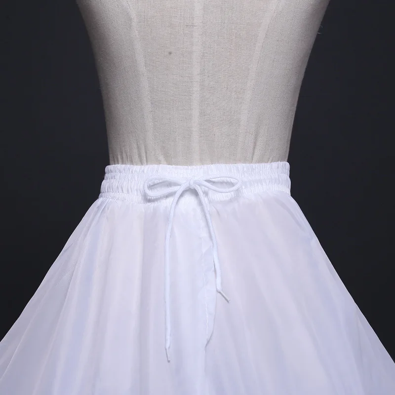 Новый эластичный пояс белый 4 Обручи 2 слоя Нижняя юбка из пряжи кринолин нижняя юбка для свадебное платье свадебное в наличии