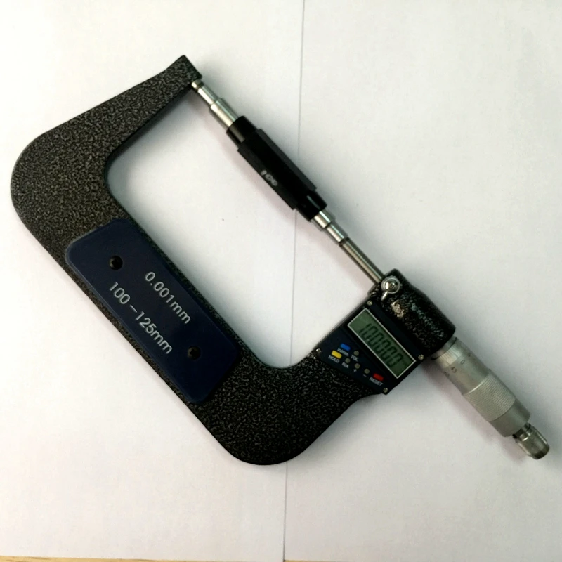 Brand 0.001mm Electronic Digital Micrometer 100 125mm Outside