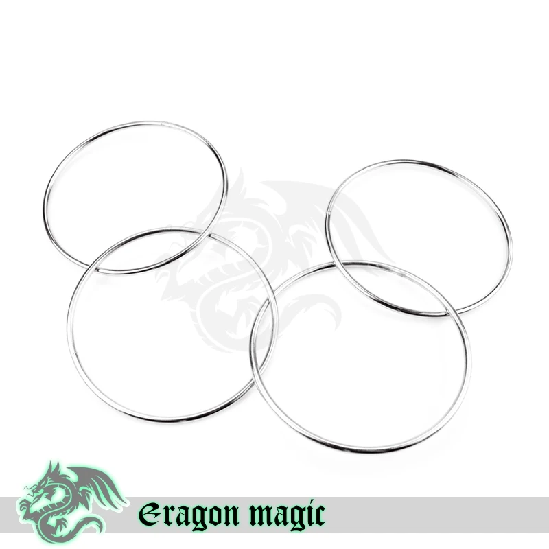 

Linking Rings Stage Magia Tricks Free Shipping Magie Trick Toy Diameter 10 Centimeter